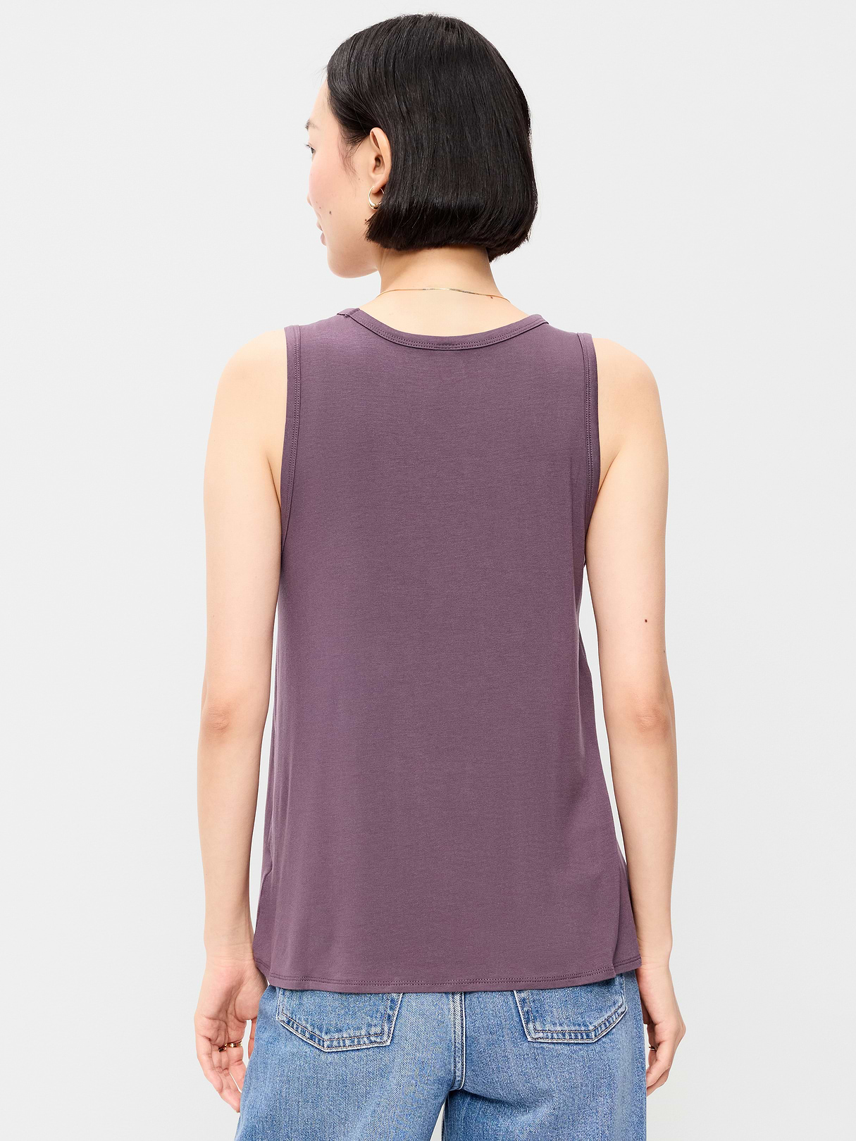 Luxe Sleeveless Top - Purple 2