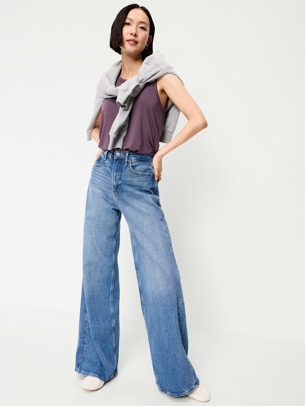 Luxe Sleeveless Top - Purple 2