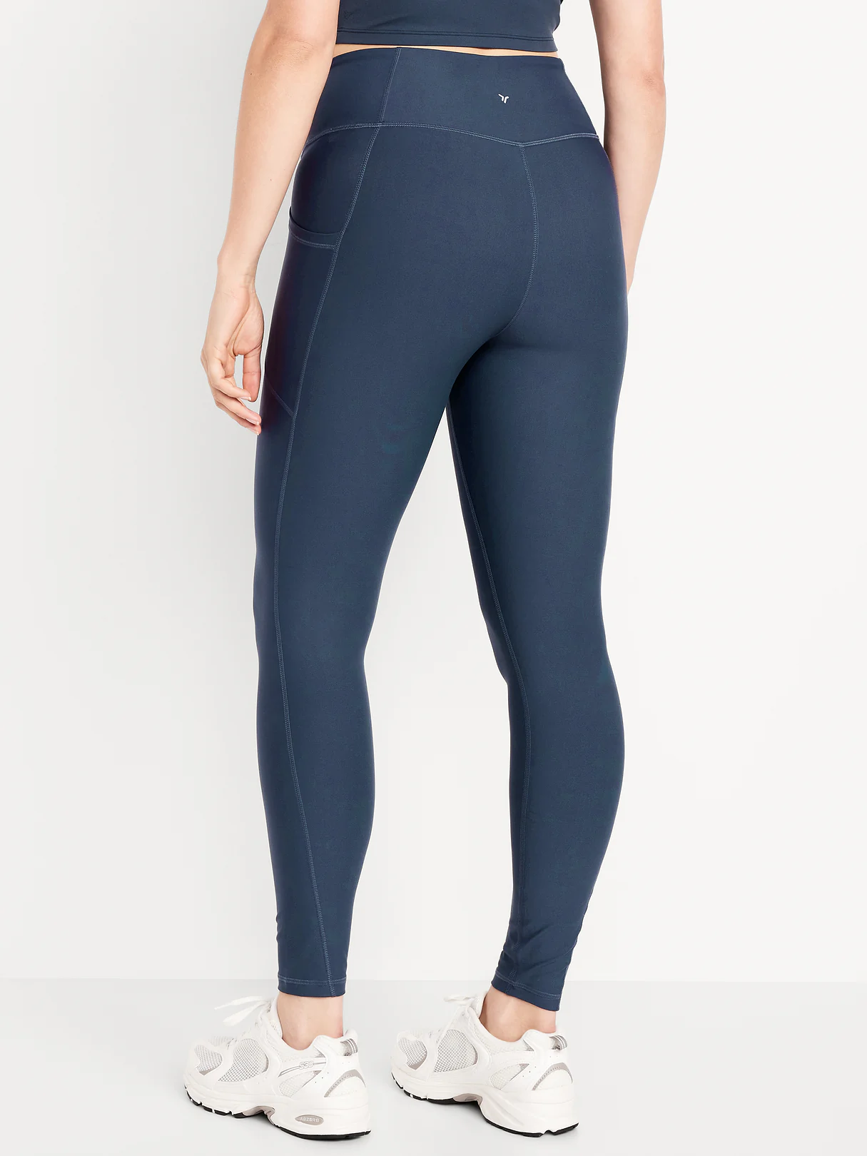 High-Waisted PowerSoft 7/8 Pocket Leggings - Dusk Navy (751143142)