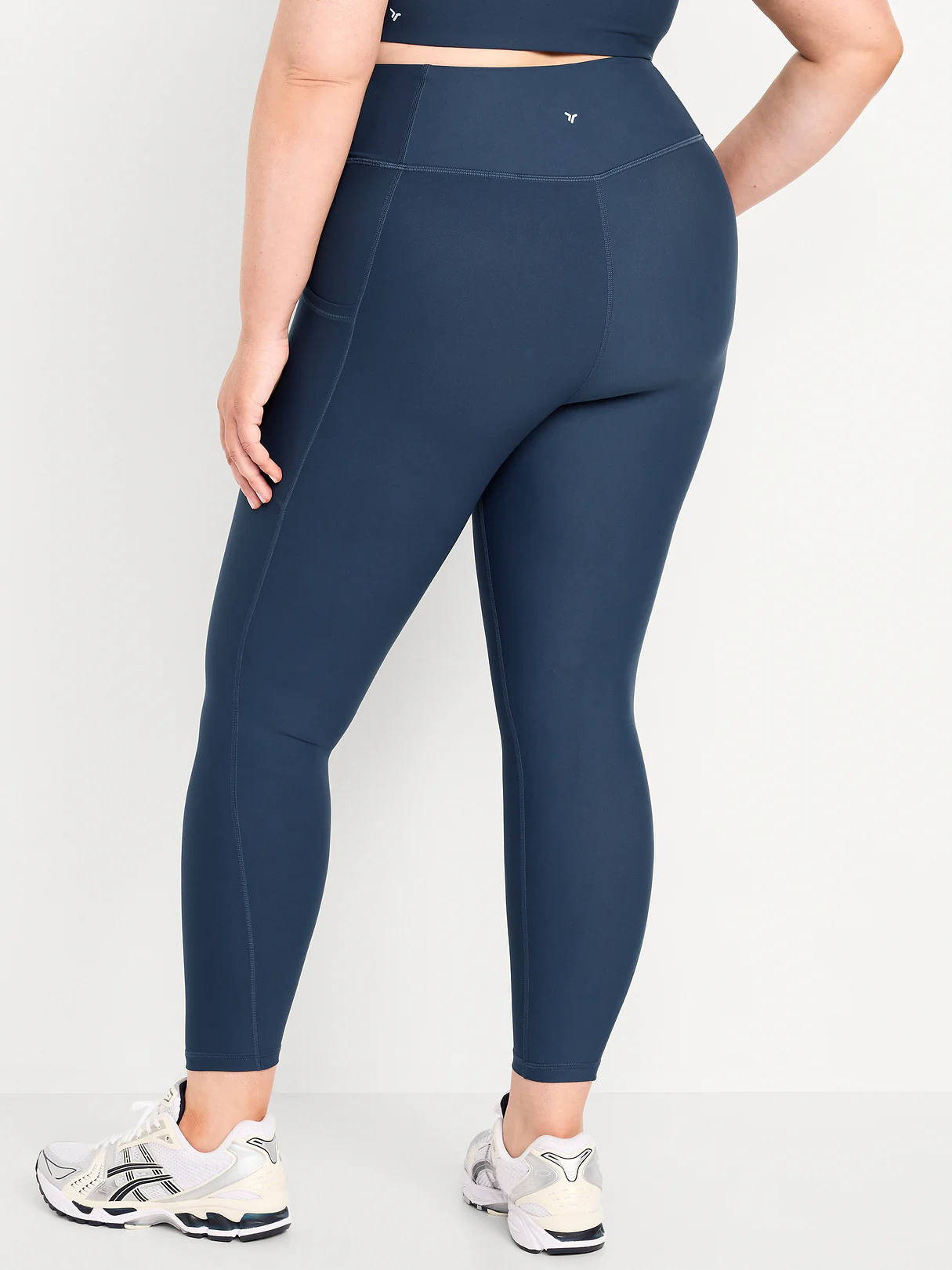 High-Waisted PowerSoft 7/8 Pocket Leggings - Dusk Navy (751143142)