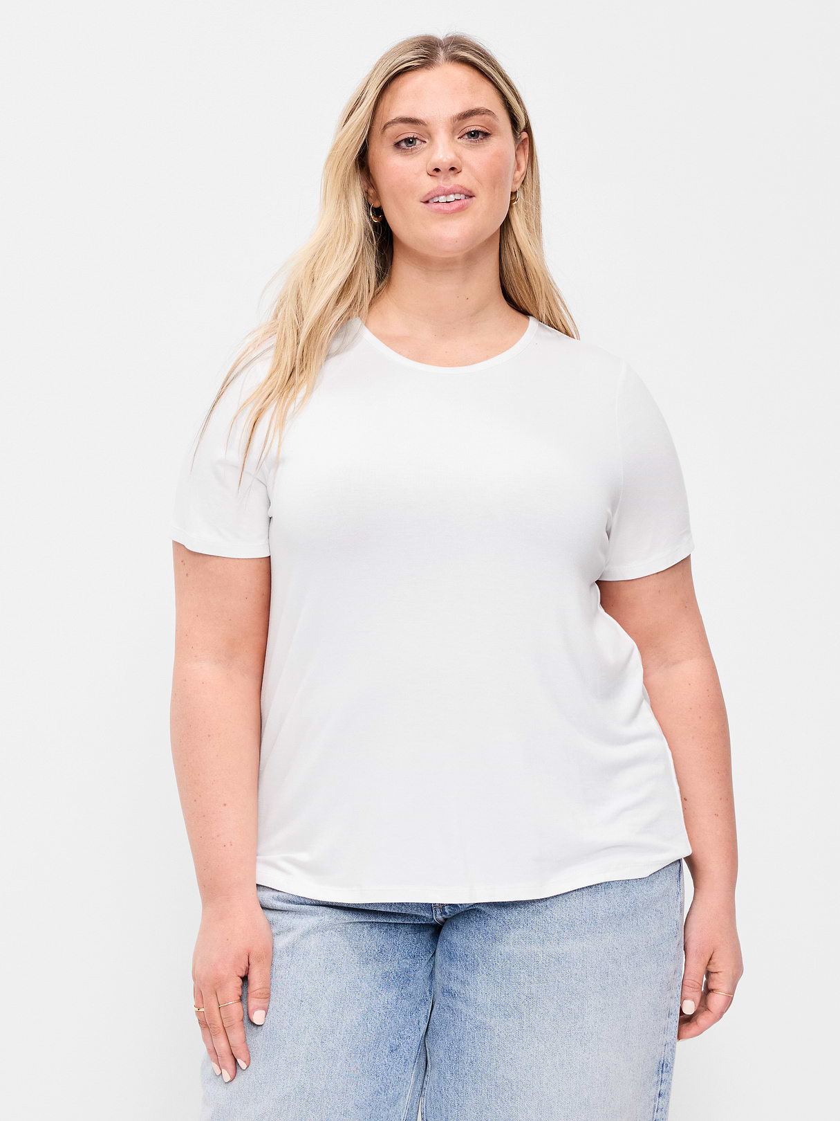 Luxe Crew-Neck T-Shirt - Calla Lilies