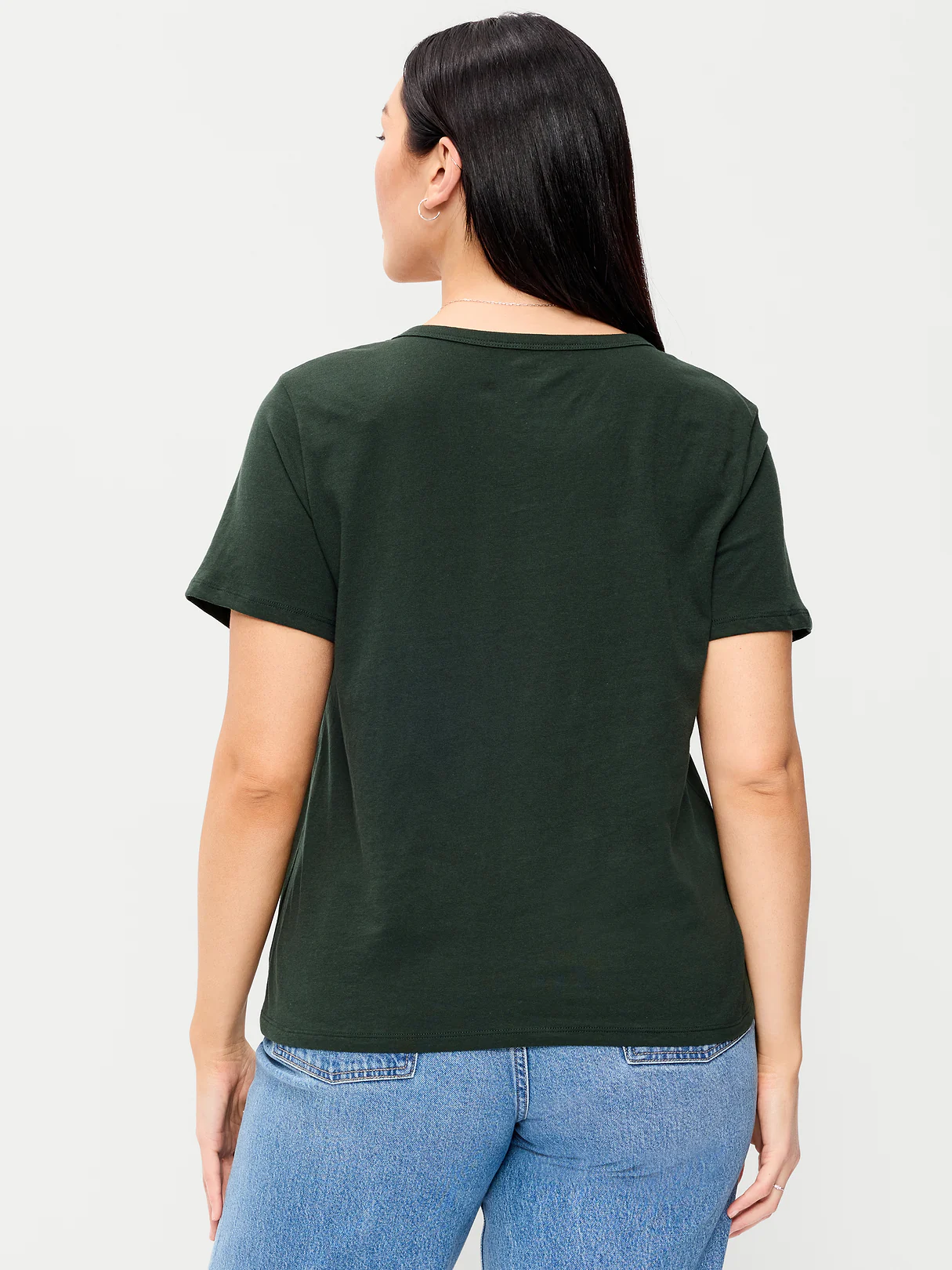 EveryWear V-Neck T-Shirt - Dark Bottle