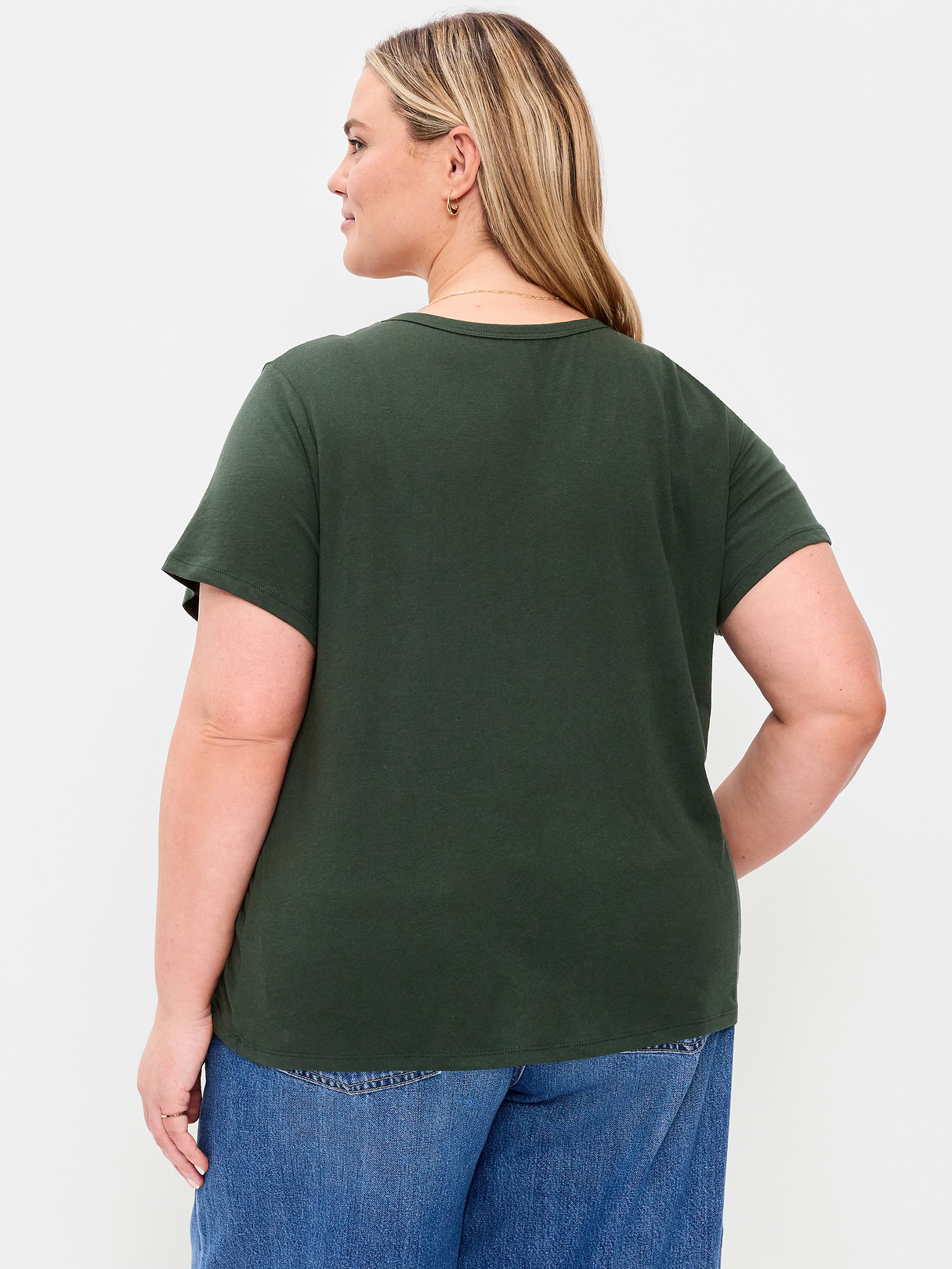EveryWear V-Neck T-Shirt - Dark Bottle