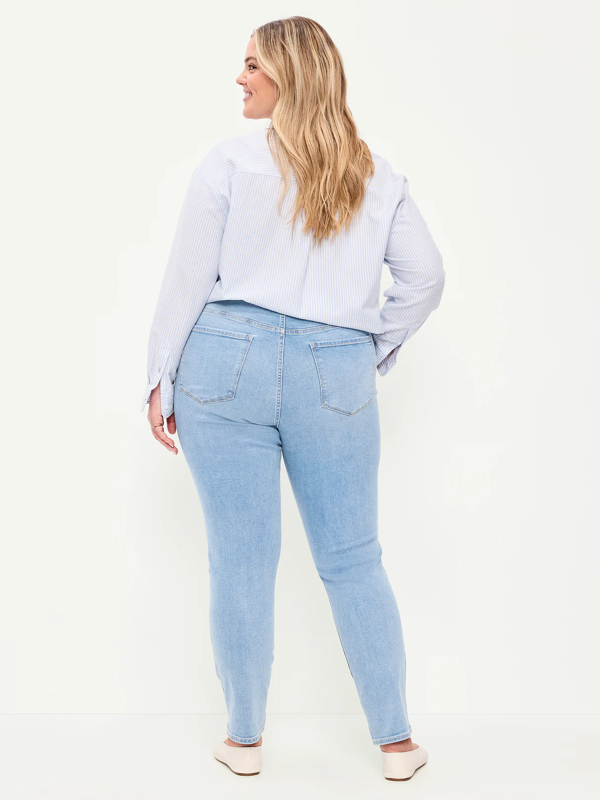 High-Waisted Slim Jeans - Rachel