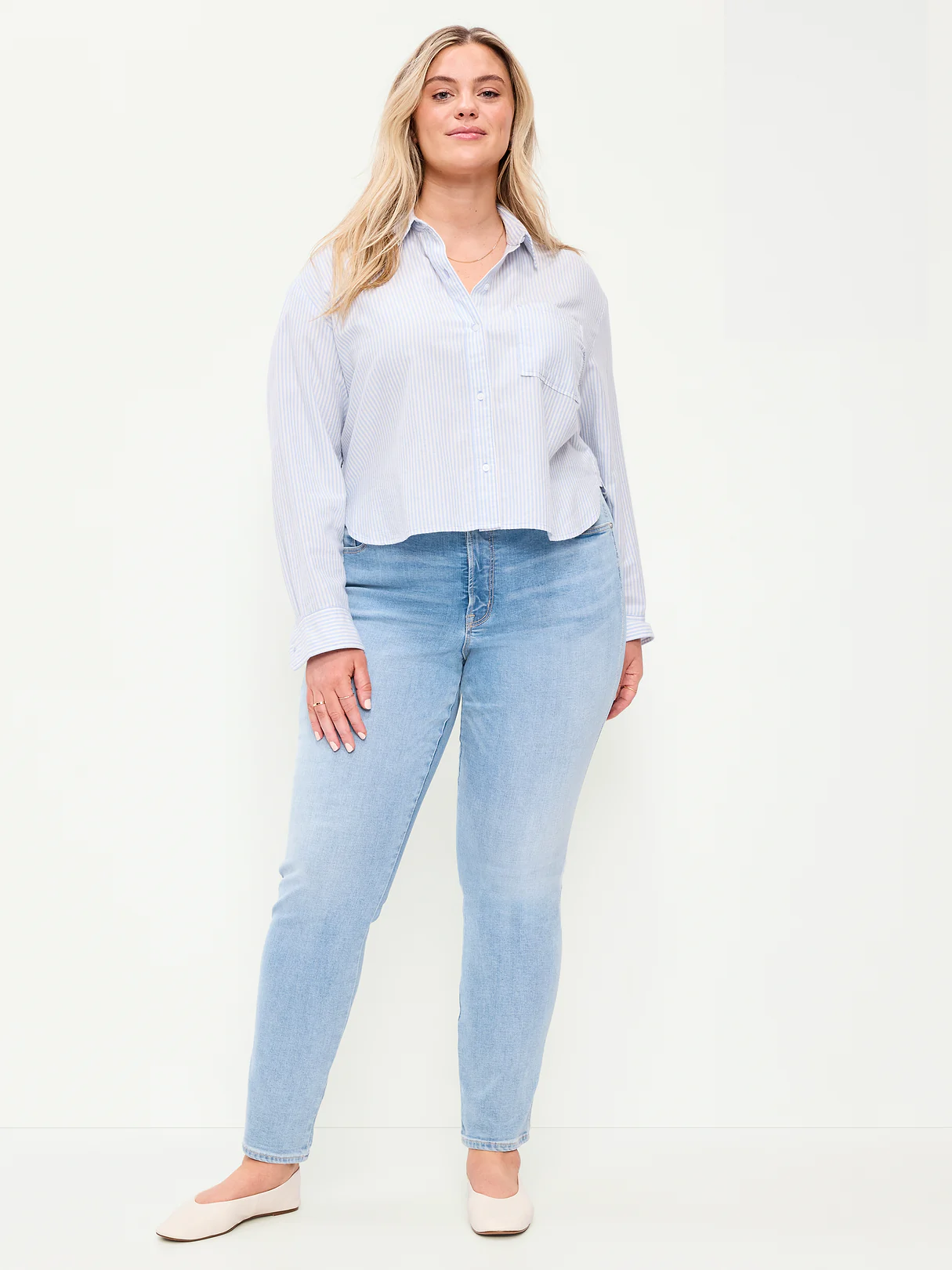 High-Waisted Slim Jeans - Rachel