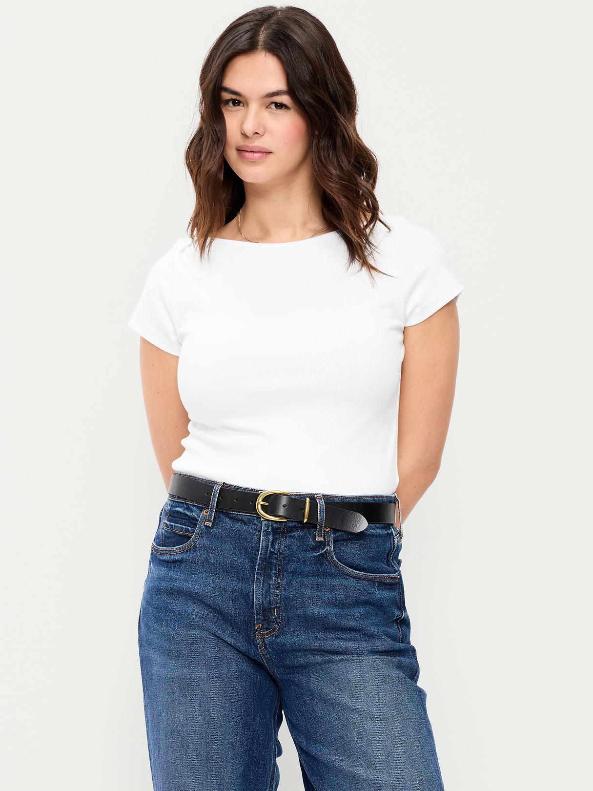 Snug Boatneck T-Shirt - Calla Lilies