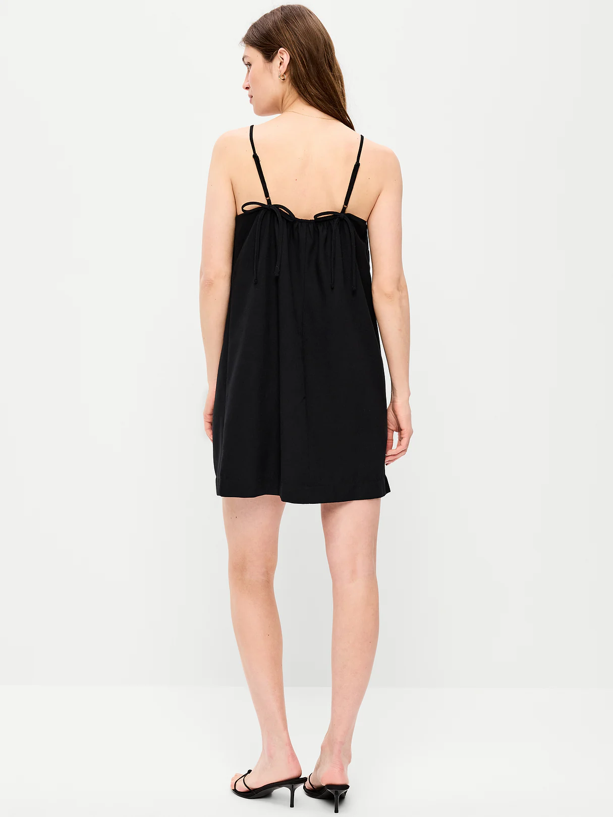 Strappy Mini Shift Dress - Black Jack