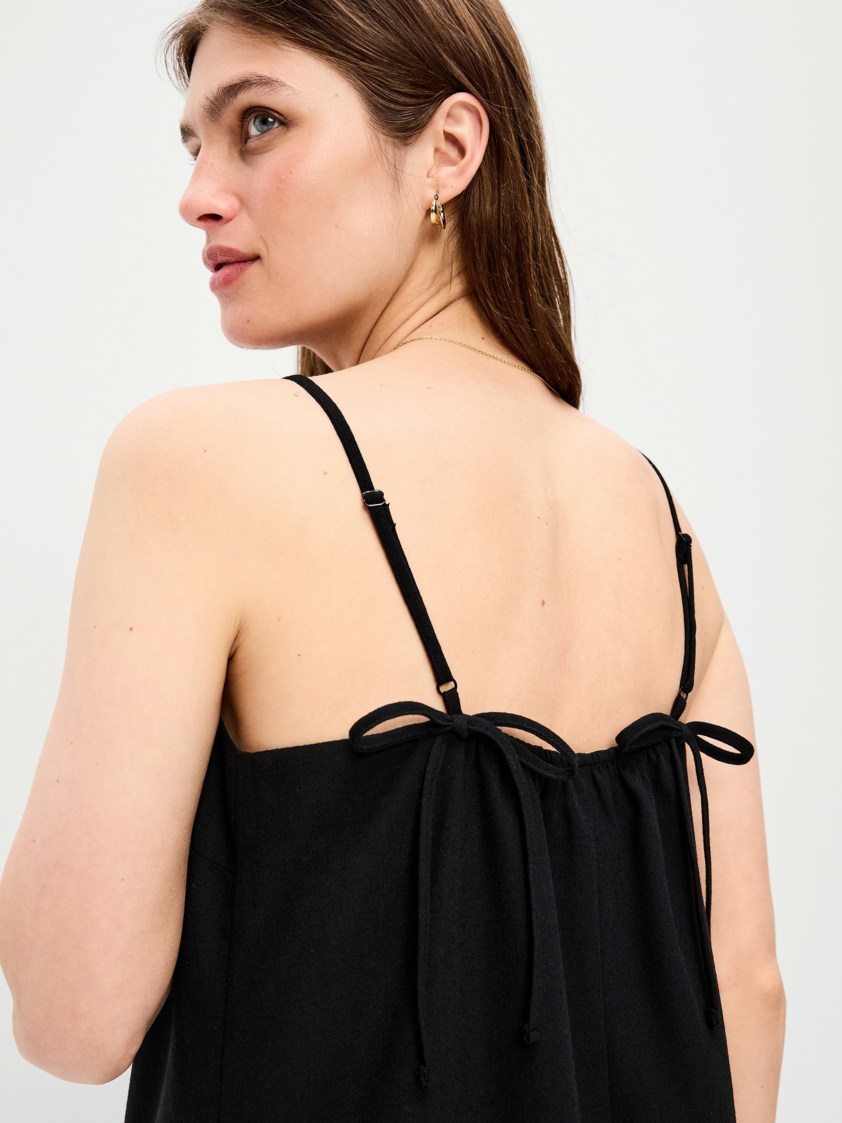 Strappy Mini Shift Dress - Black Jack