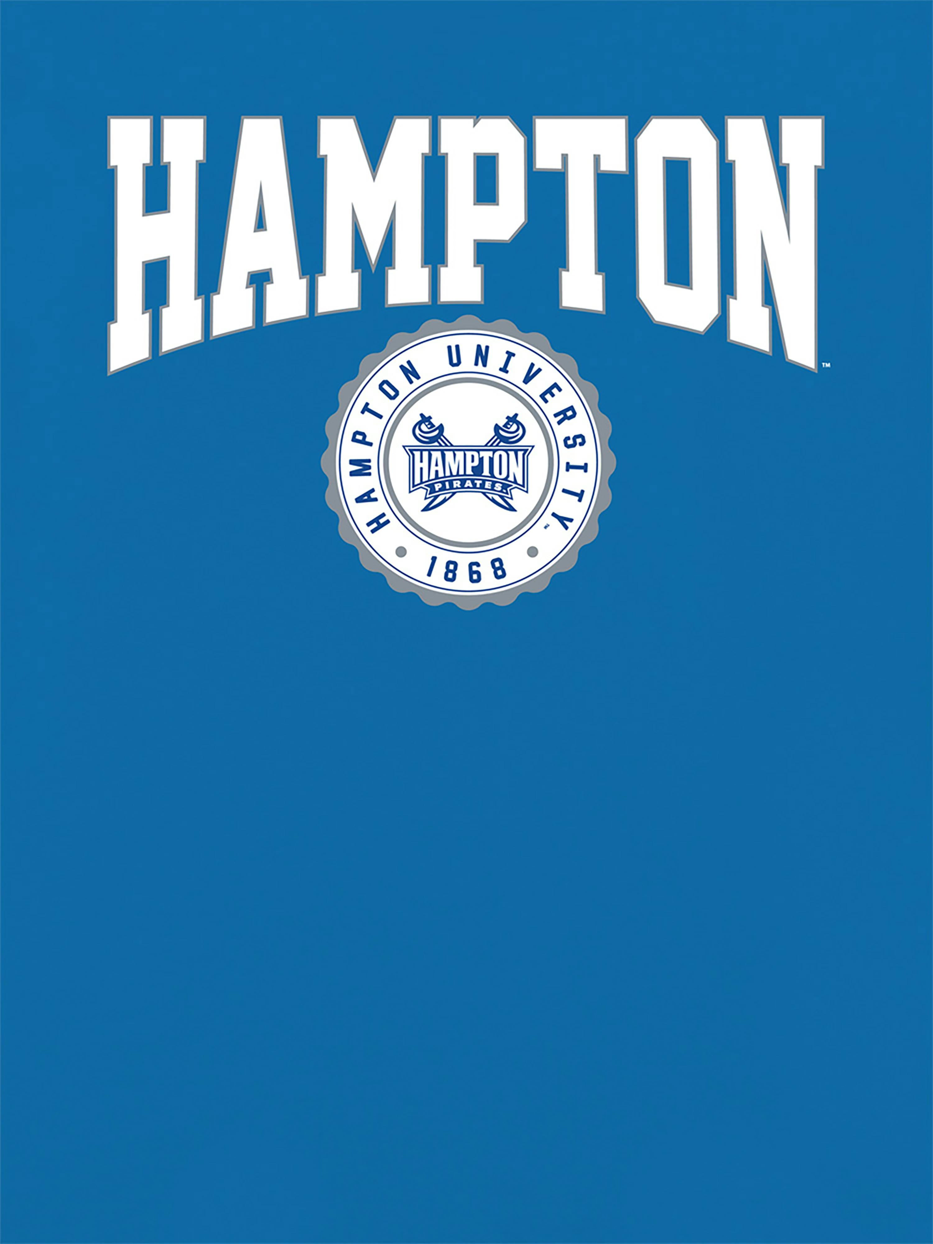 Hampton University Collegiate Graphic T-Shirt for Women - Royal