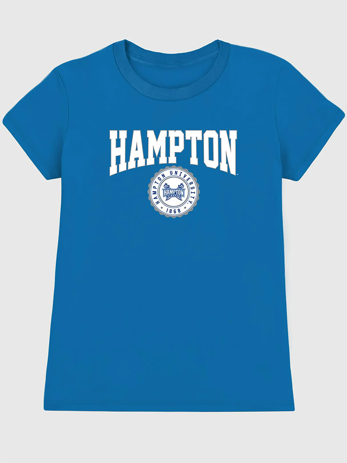 Hampton University Collegiate Graphic T-Shirt for Women - Royal