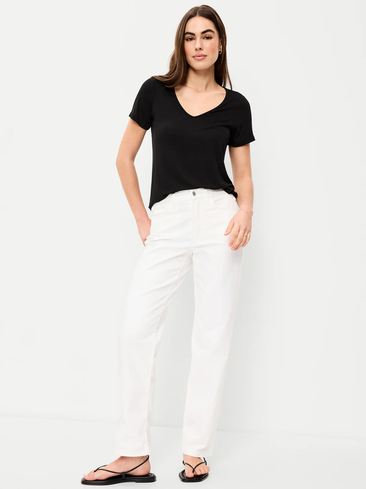 Luxe Slub-Knit T-Shirt - Light Black Heather