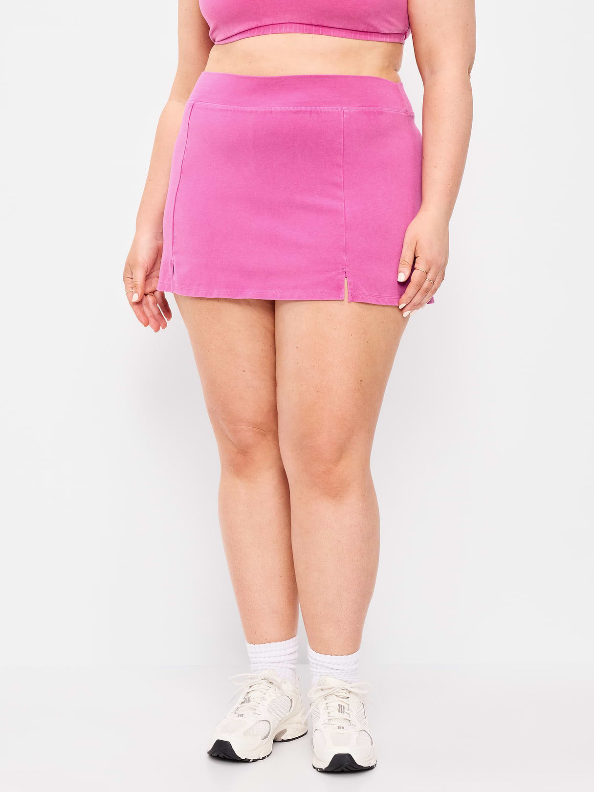 High-Waisted PowerChill Skort - Dragonfruit