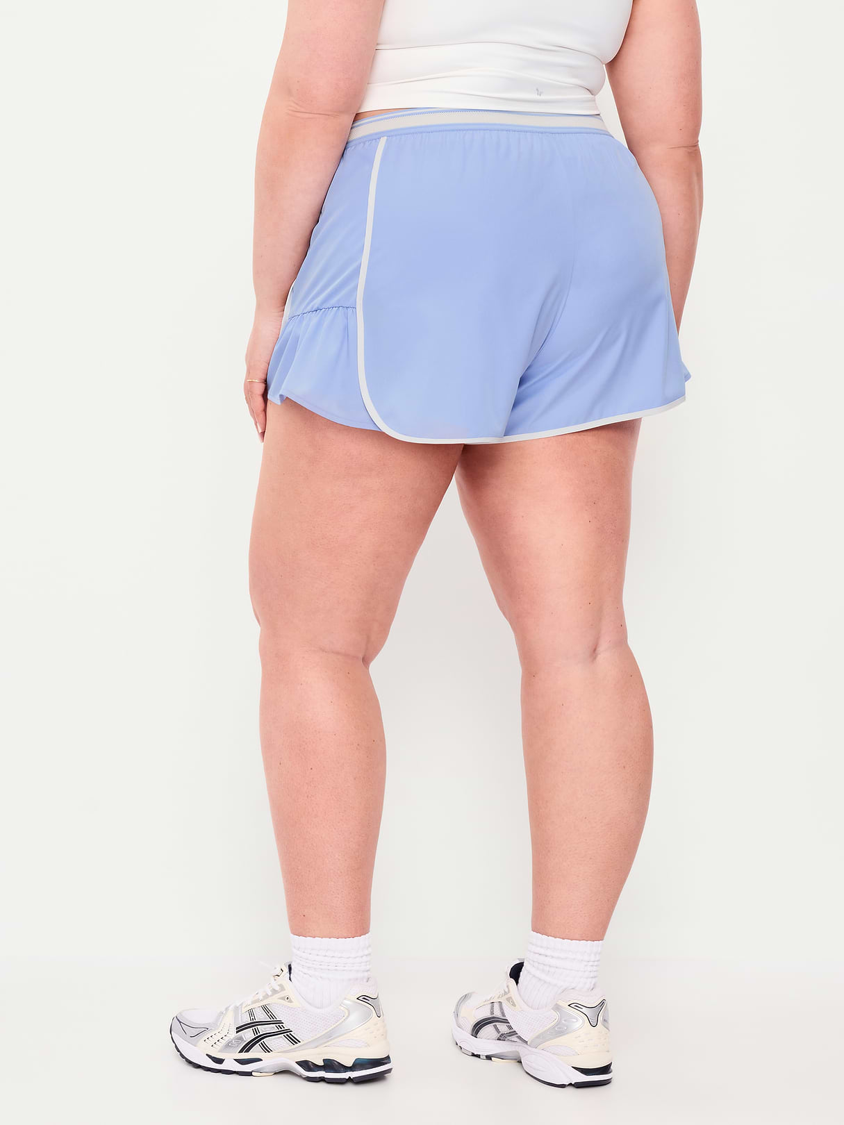 Mid-Rise StretchTech Run Shorts -- 3-inch inseam - Peri Heir