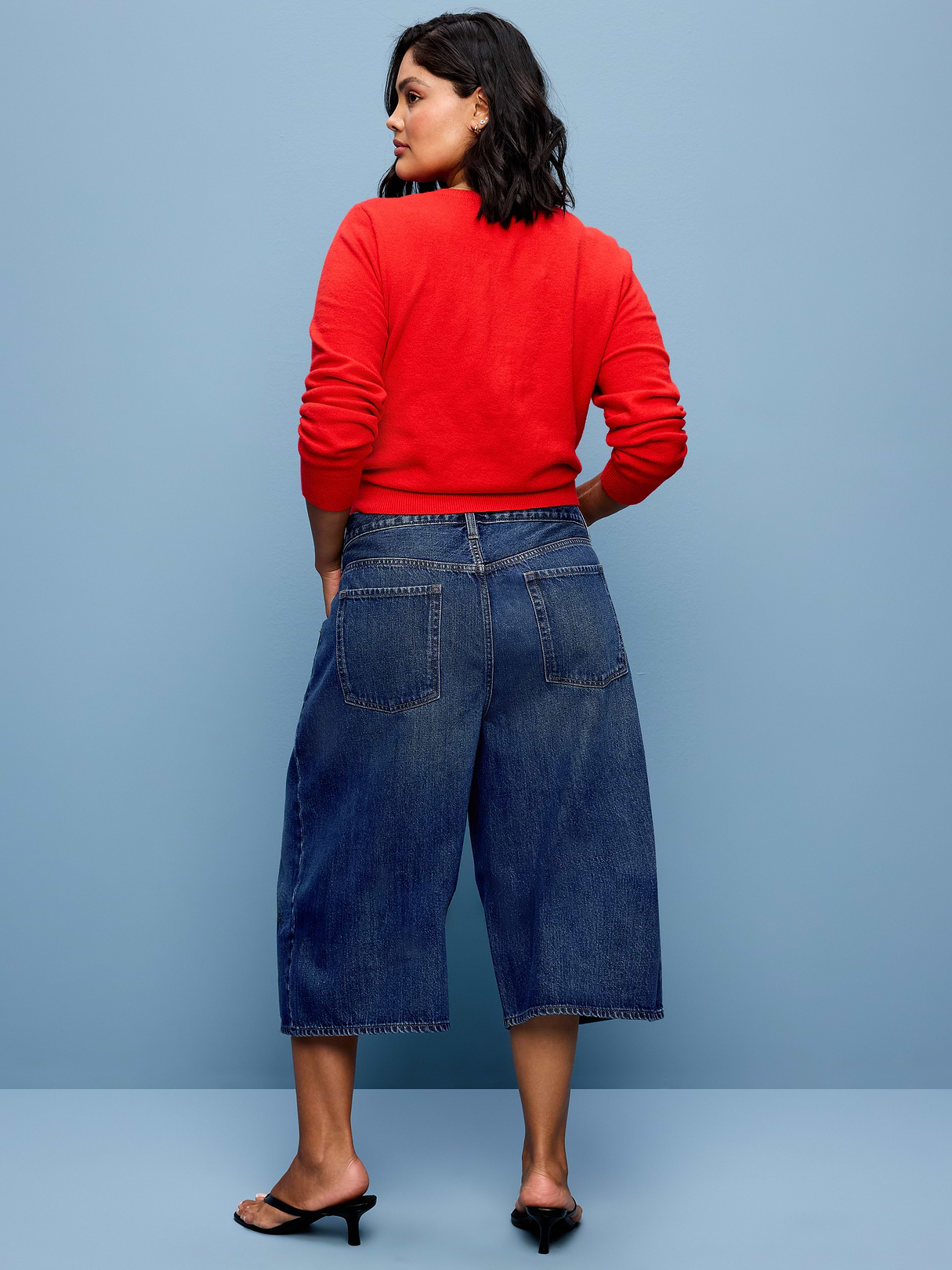 Mid-Rise Baggy Culottes - Alannis