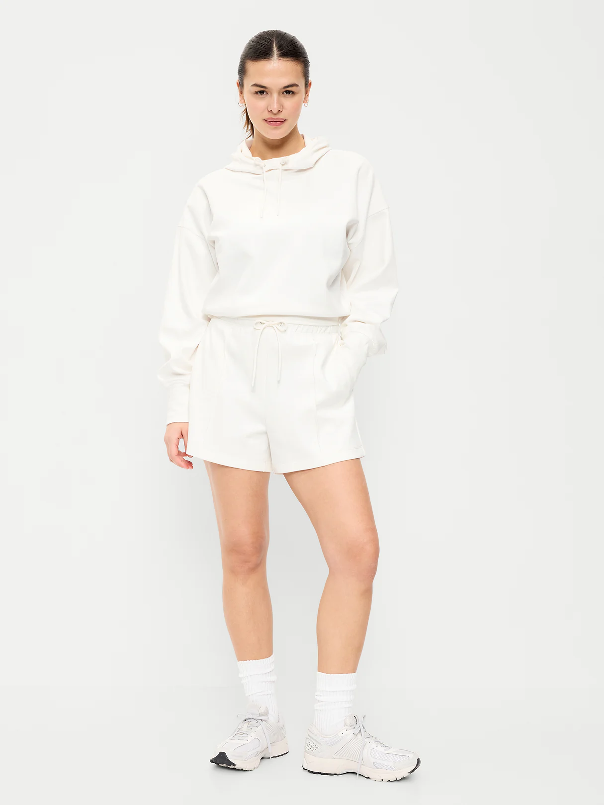 Relaxed Dynamic Fleece Shorts - Magnolia
