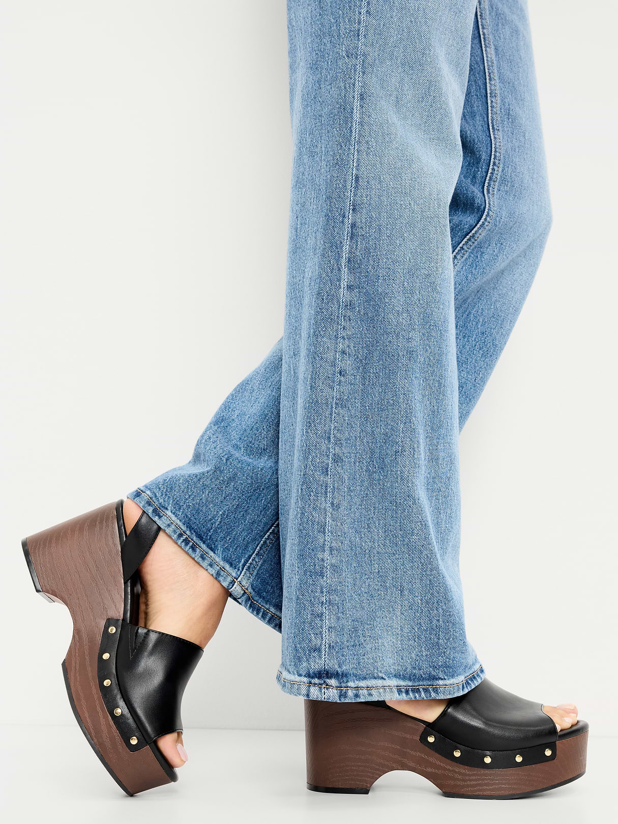 Platform Sandals for Women - BlackJack