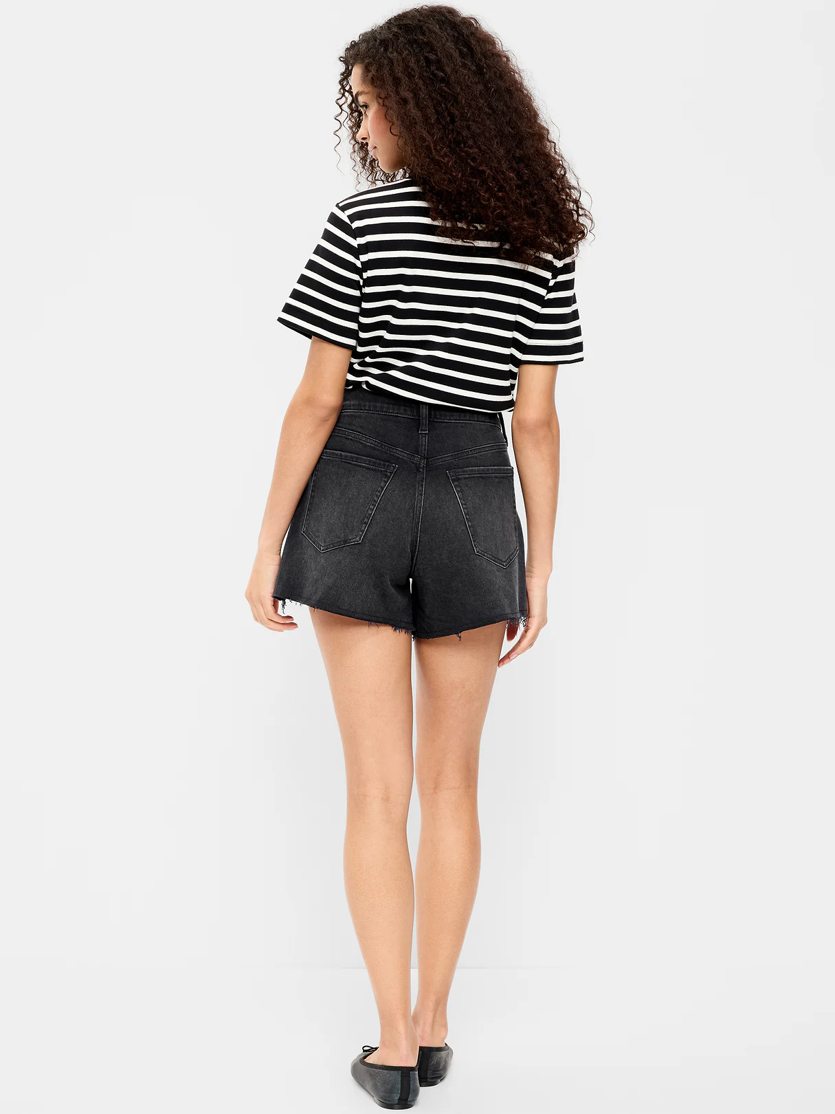 High-Waisted OG Jean Shorts -- 4-inch inseam - Panther