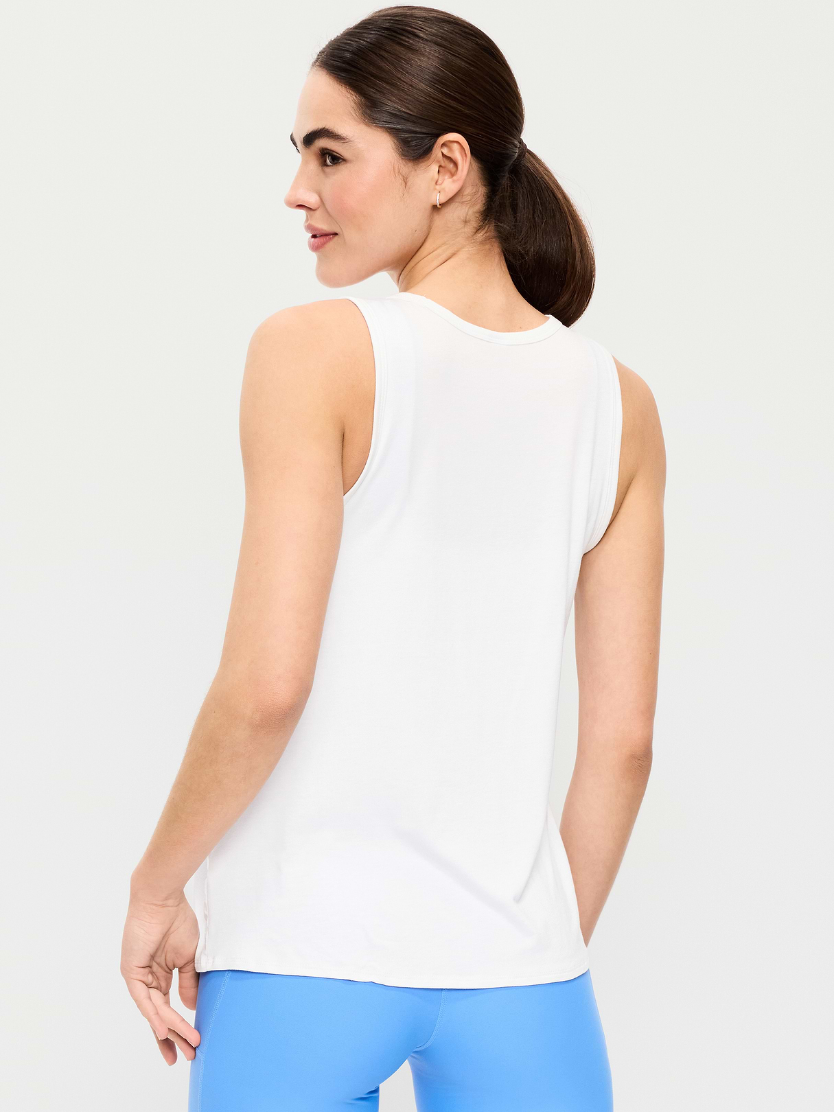 Luxe Sleeveless Top - Calla Lily White