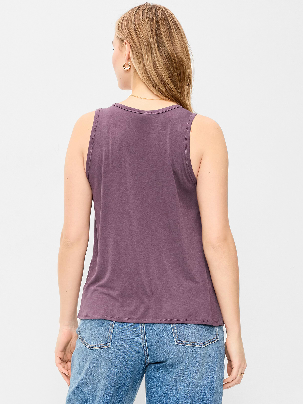Luxe Sleeveless Top - Purple 2