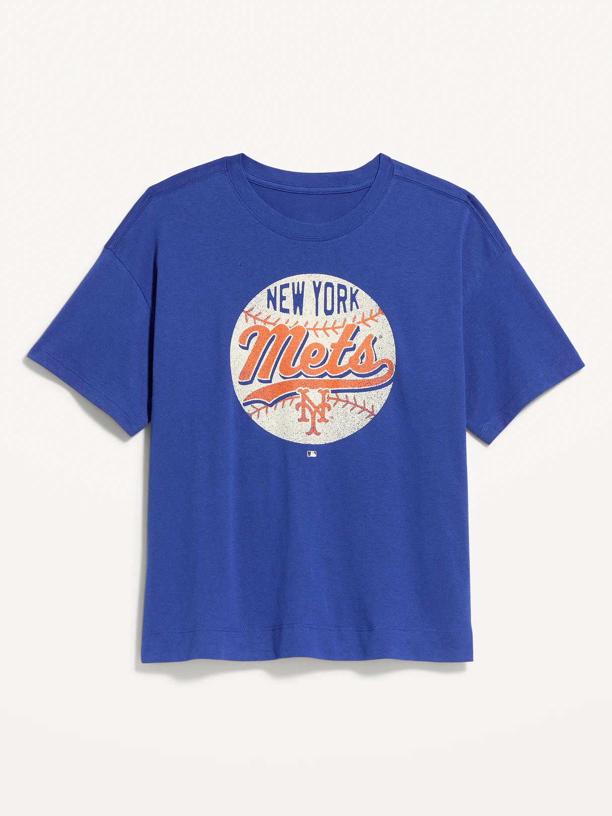 Chicago Cubs Crew-Neck T-Shirt for Women - New York Mets