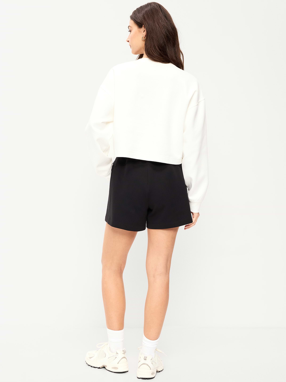 Relaxed Dynamic Fleece Shorts - Black Jack