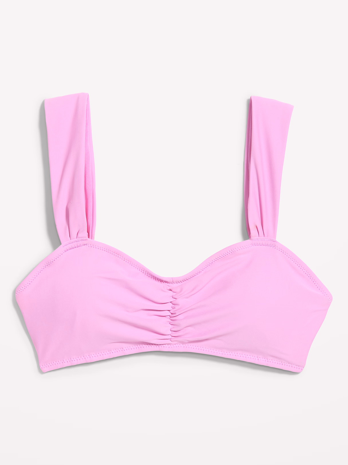 Cinched Swim Top - Rock Rose