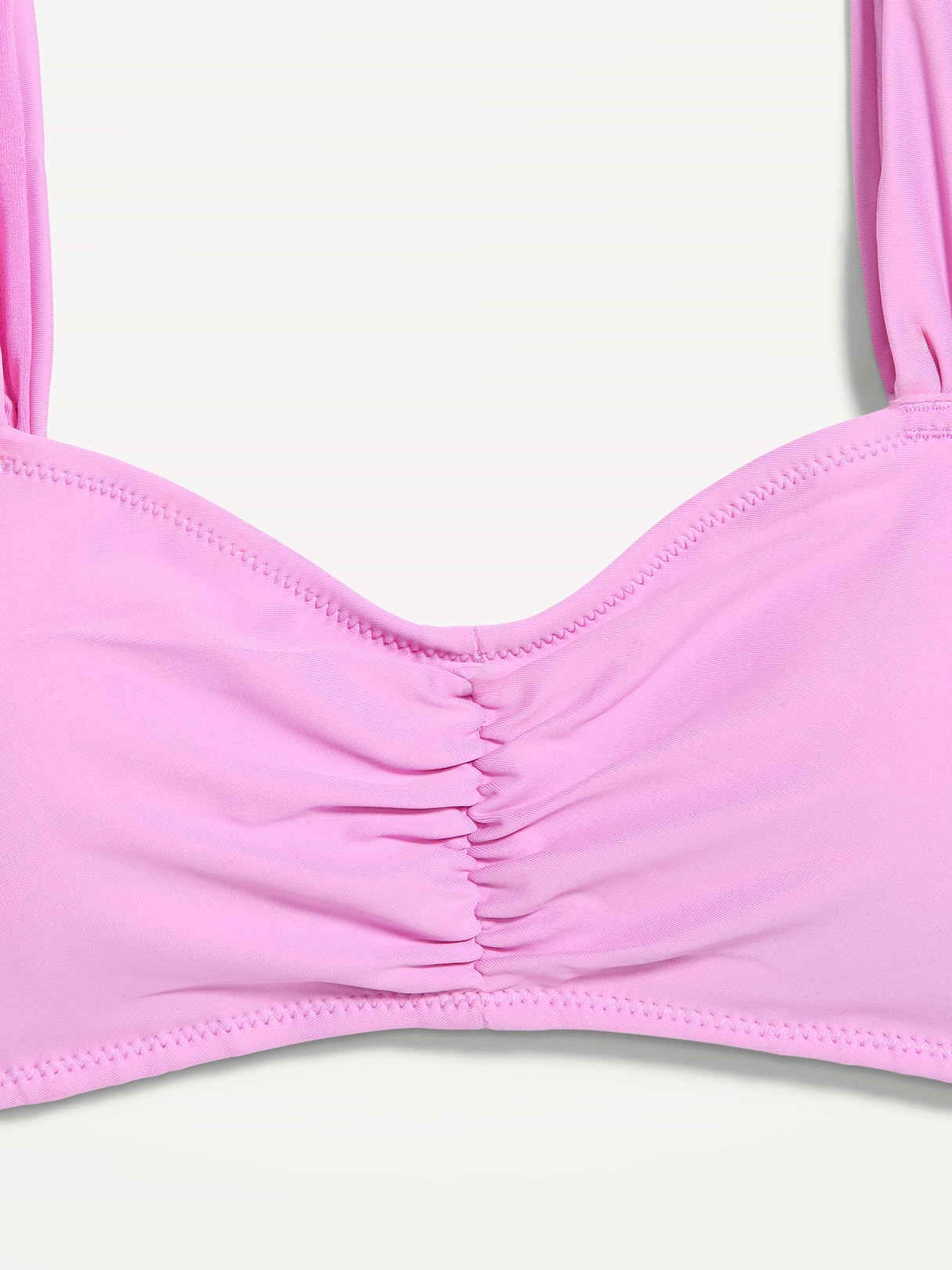 Cinched Swim Top - Rock Rose