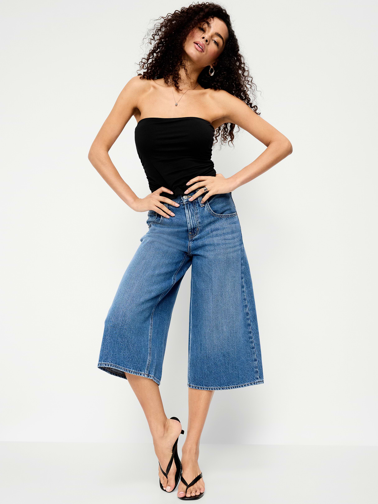 Hug Double-Layer Tube Top - Black Jack