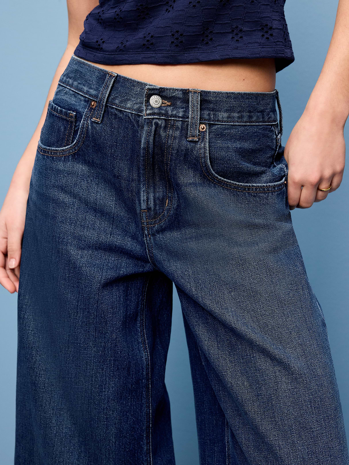 Mid-Rise Baggy Culottes - Alannis