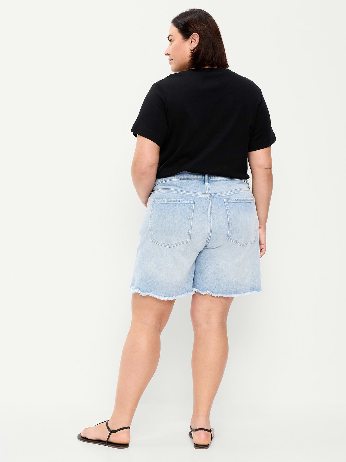 High-Waisted OG Jean Cut-Off Shorts -- 7-inch inseam - Lightest