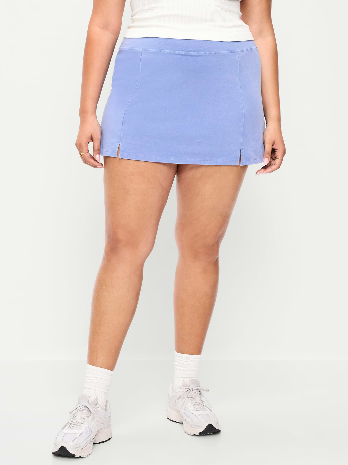 High-Waisted PowerChill Skort - Lobelia Blue