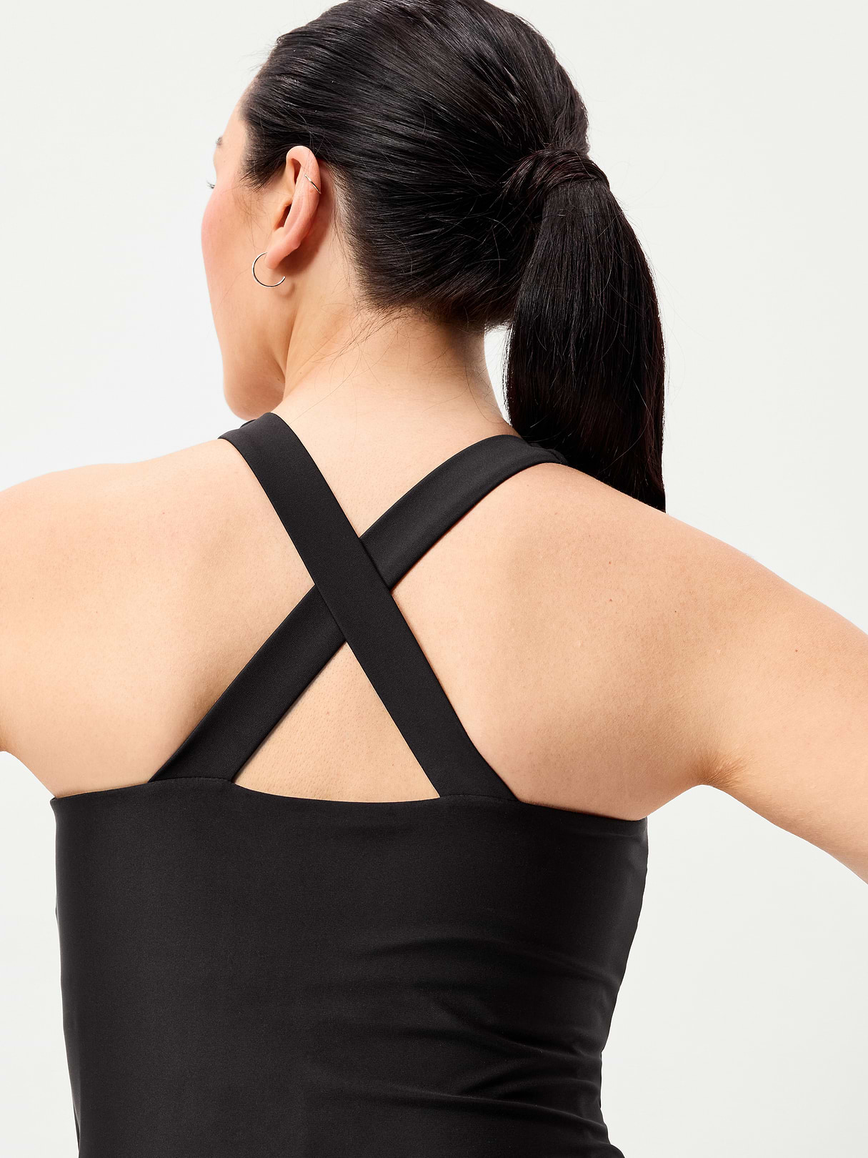 PowerSoft Fit & Flare Athletic Dress - Black Jack