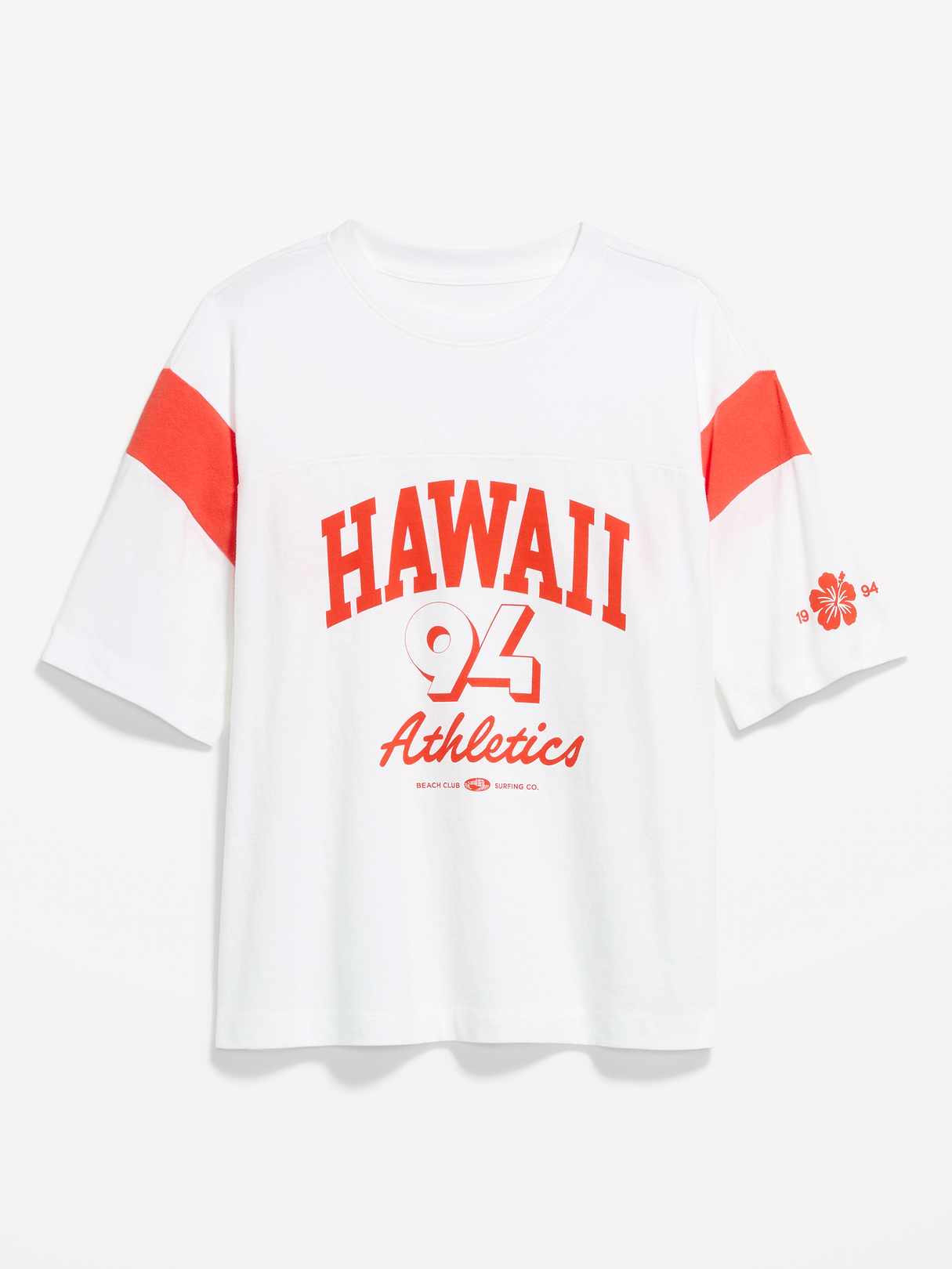 Short-Sleeve Loose Crew-Neck T-Shirt - Warm Sunset