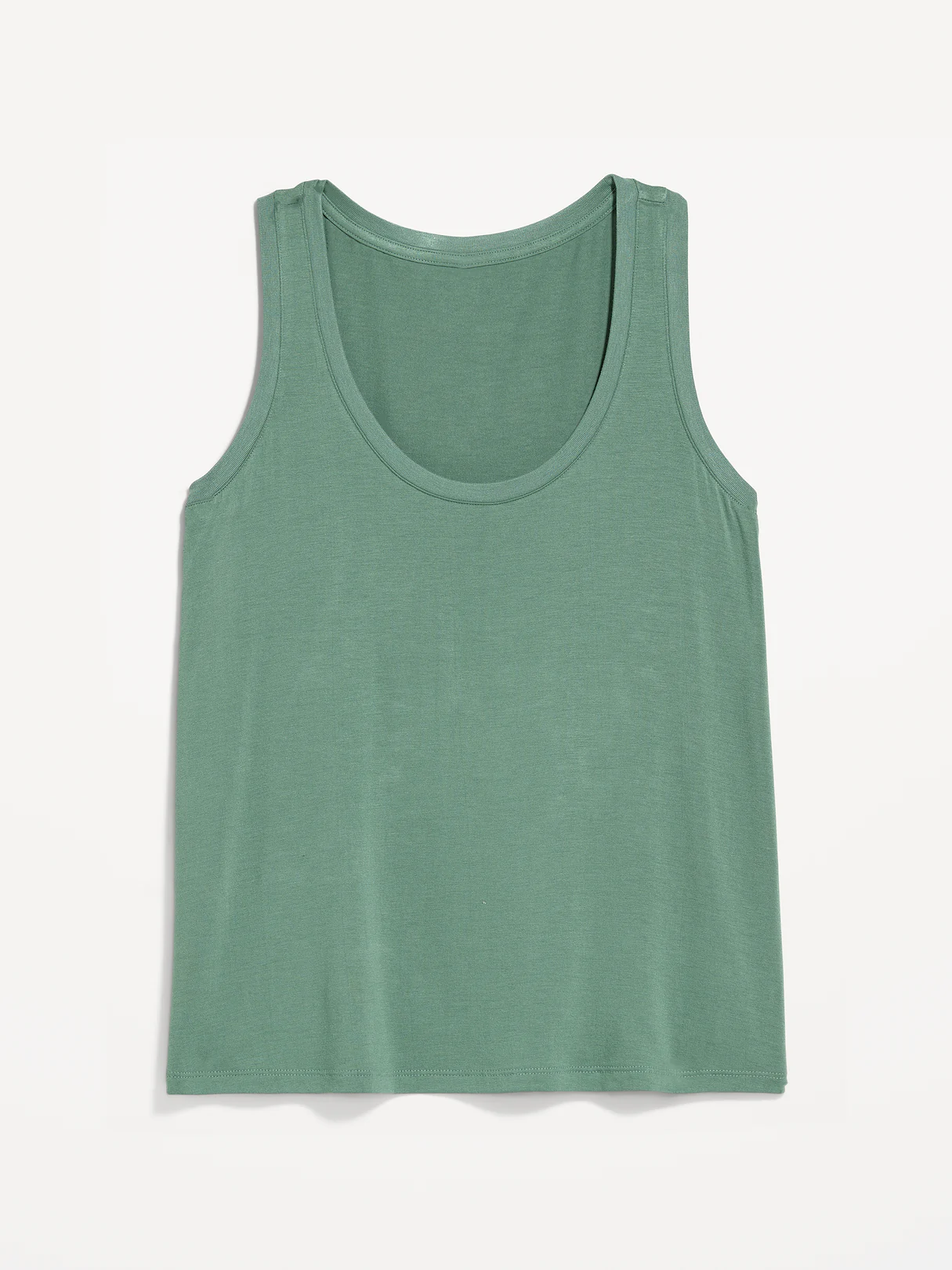 Luxe Scoop-Neck Tank Top - Dried Herb