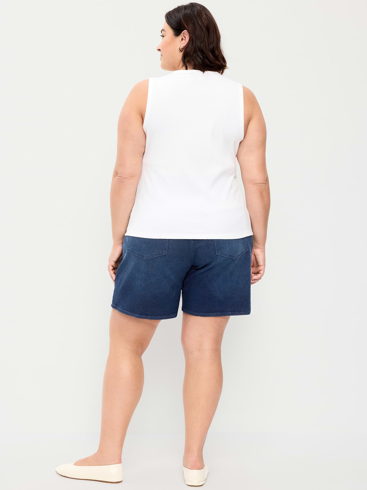 High-Waisted Wow Jean Shorts -- 7-inch inseam - River