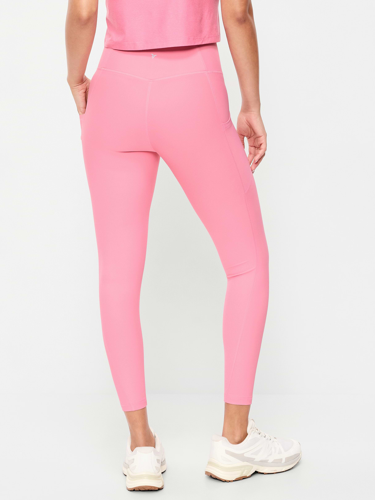 High-Waisted PowerSoft 7/8 Pocket Leggings - Sweet Sixteen