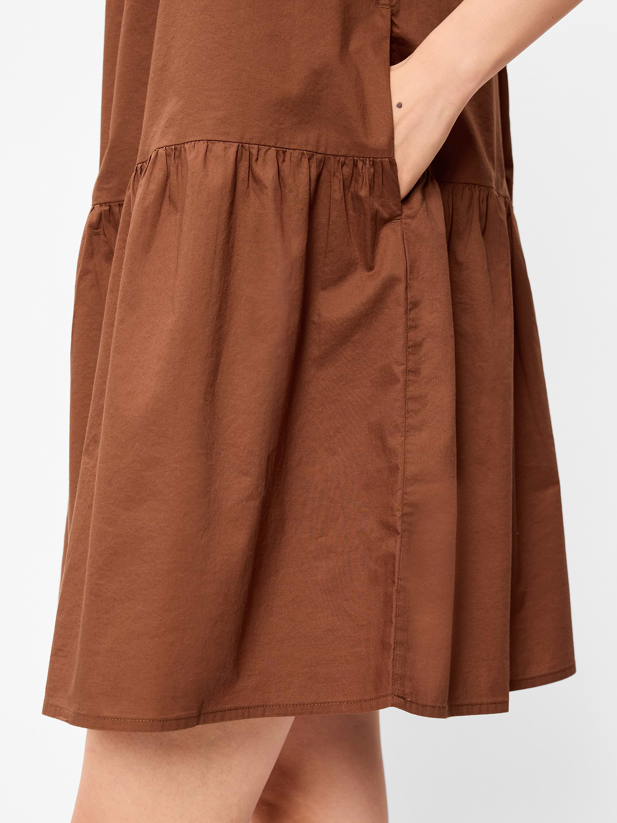 Drop-Waist Swing Mini Dress - Coco de mer