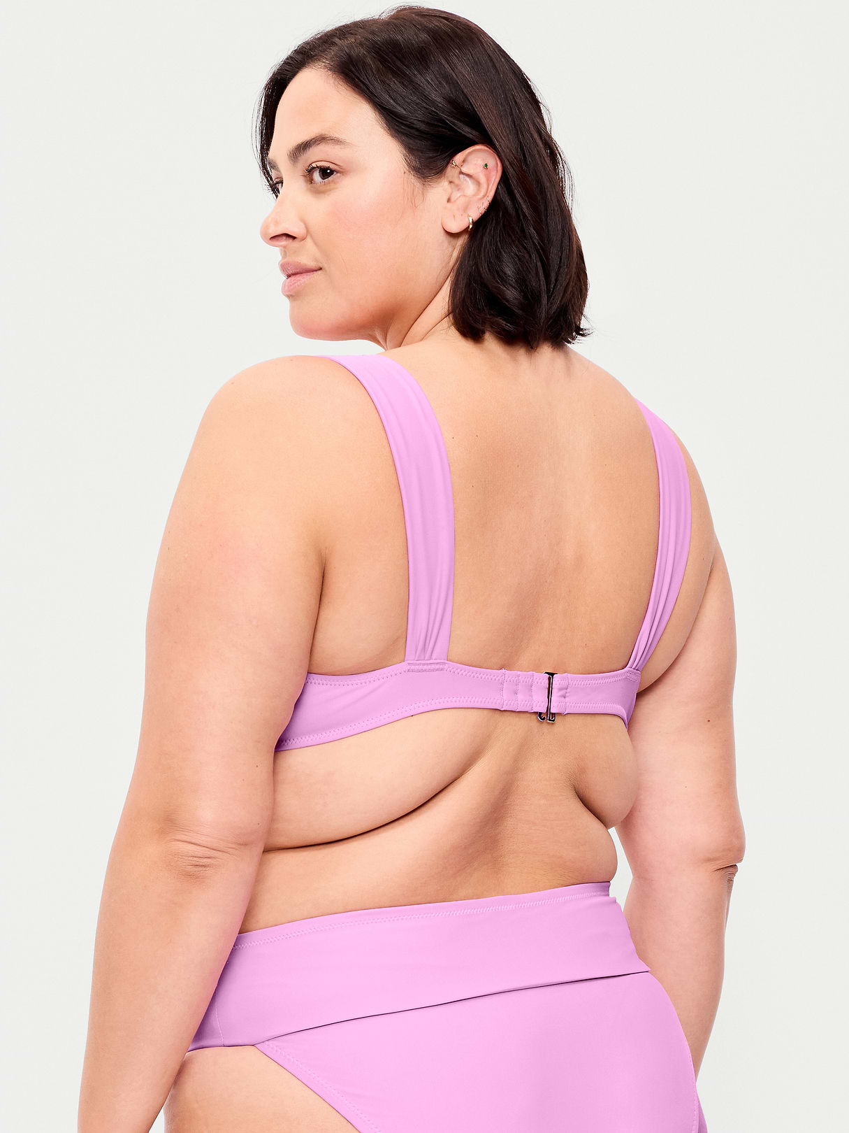 Cinched Swim Top - Rock Rose
