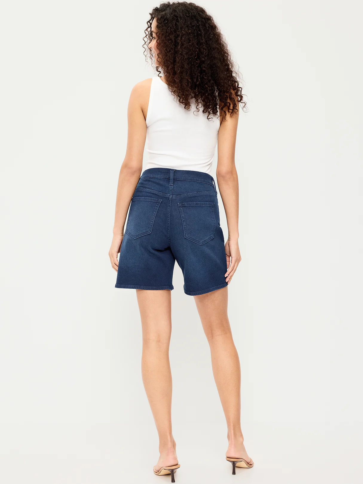 High-Waisted Wow Jean Shorts -- 7-inch inseam - River