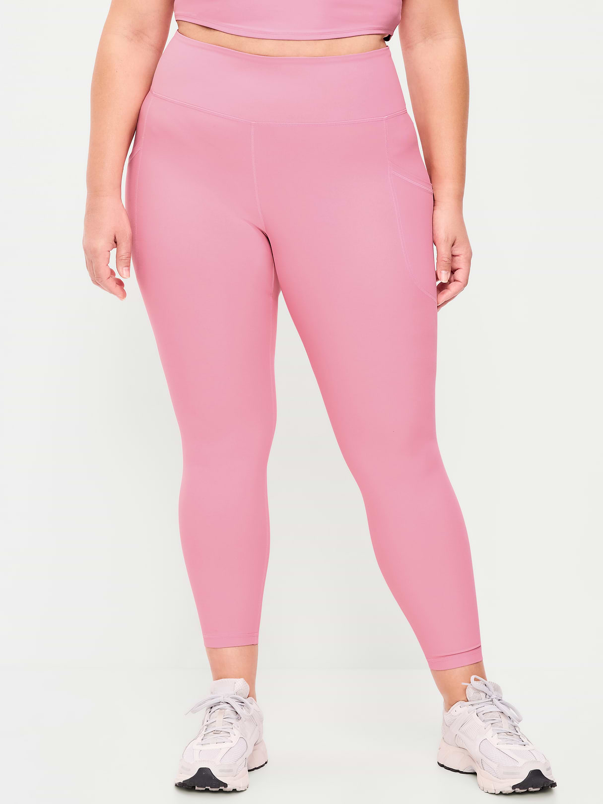 High-Waisted PowerSoft 7/8 Pocket Leggings - Sweet Sixteen