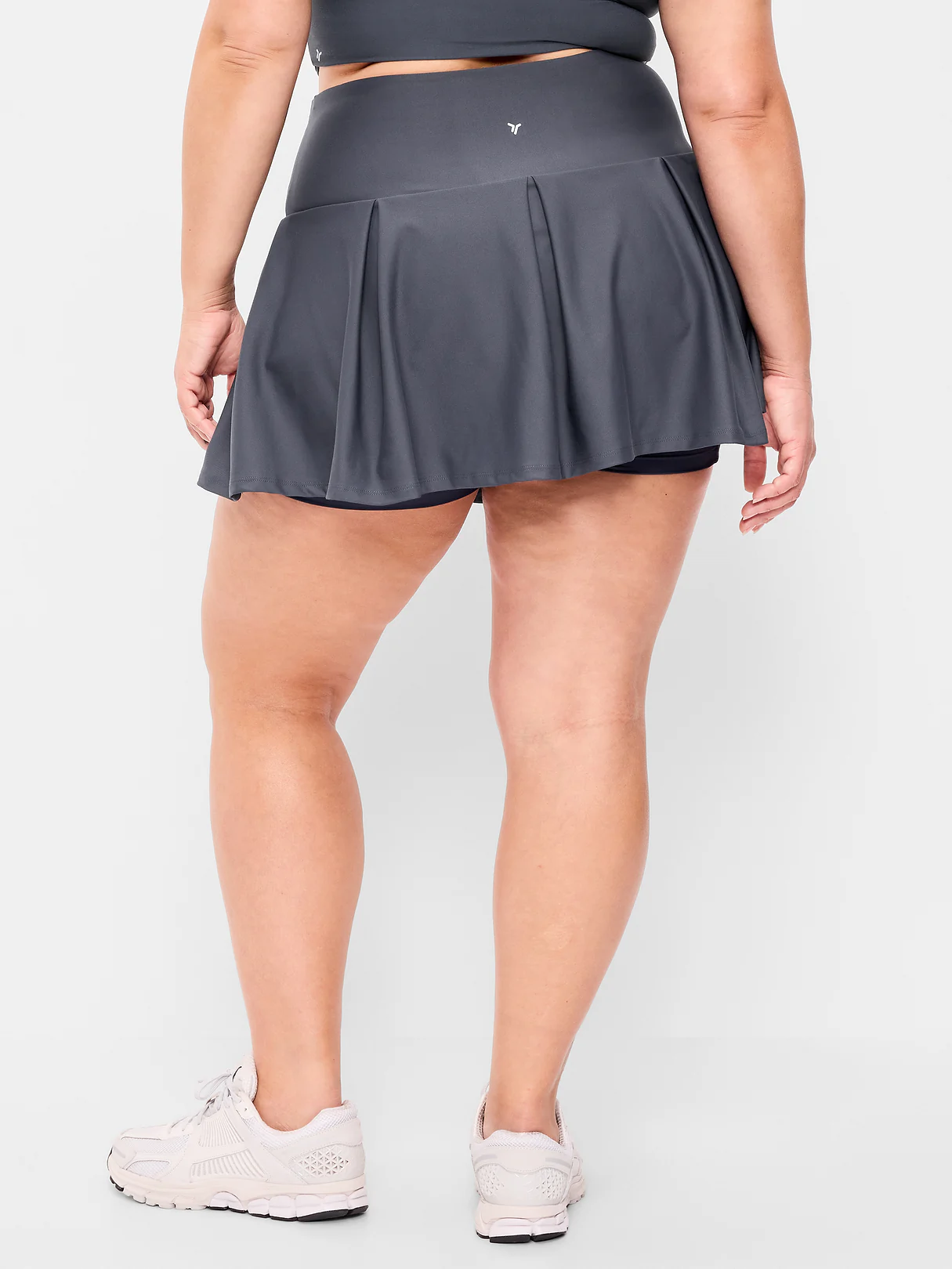 Extra High-Waisted Drop-Waist PowerSoft Skort - Dusk Navy
