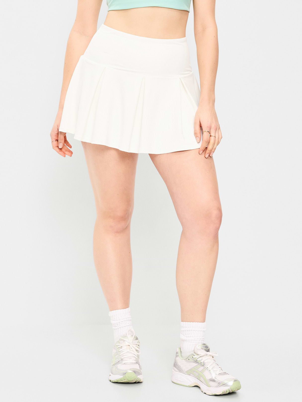 Extra High-Waisted Drop-Waist PowerSoft Skort - Magnolia
