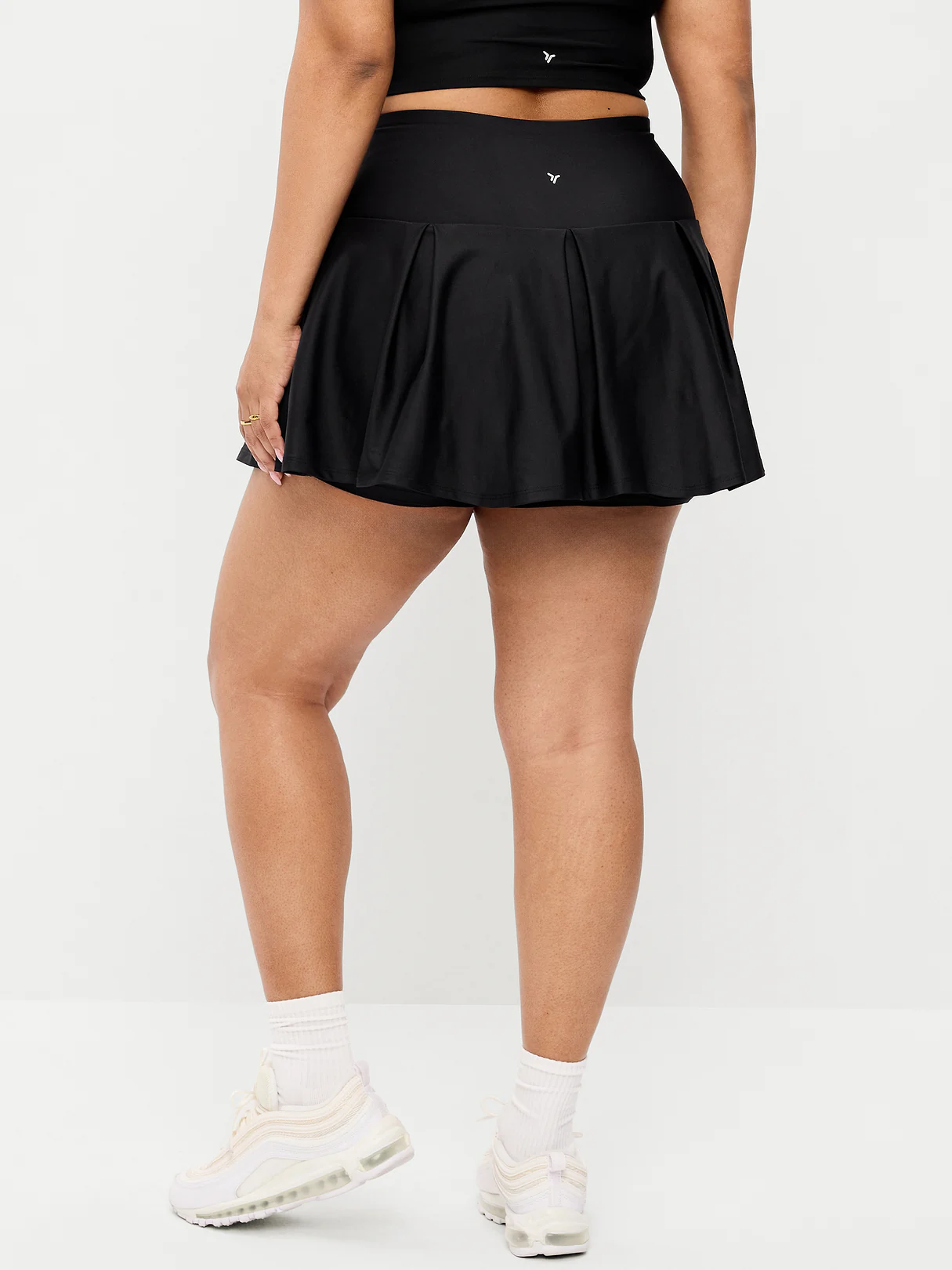 Extra High-Waisted Drop-Waist PowerSoft Skort - Black Jack