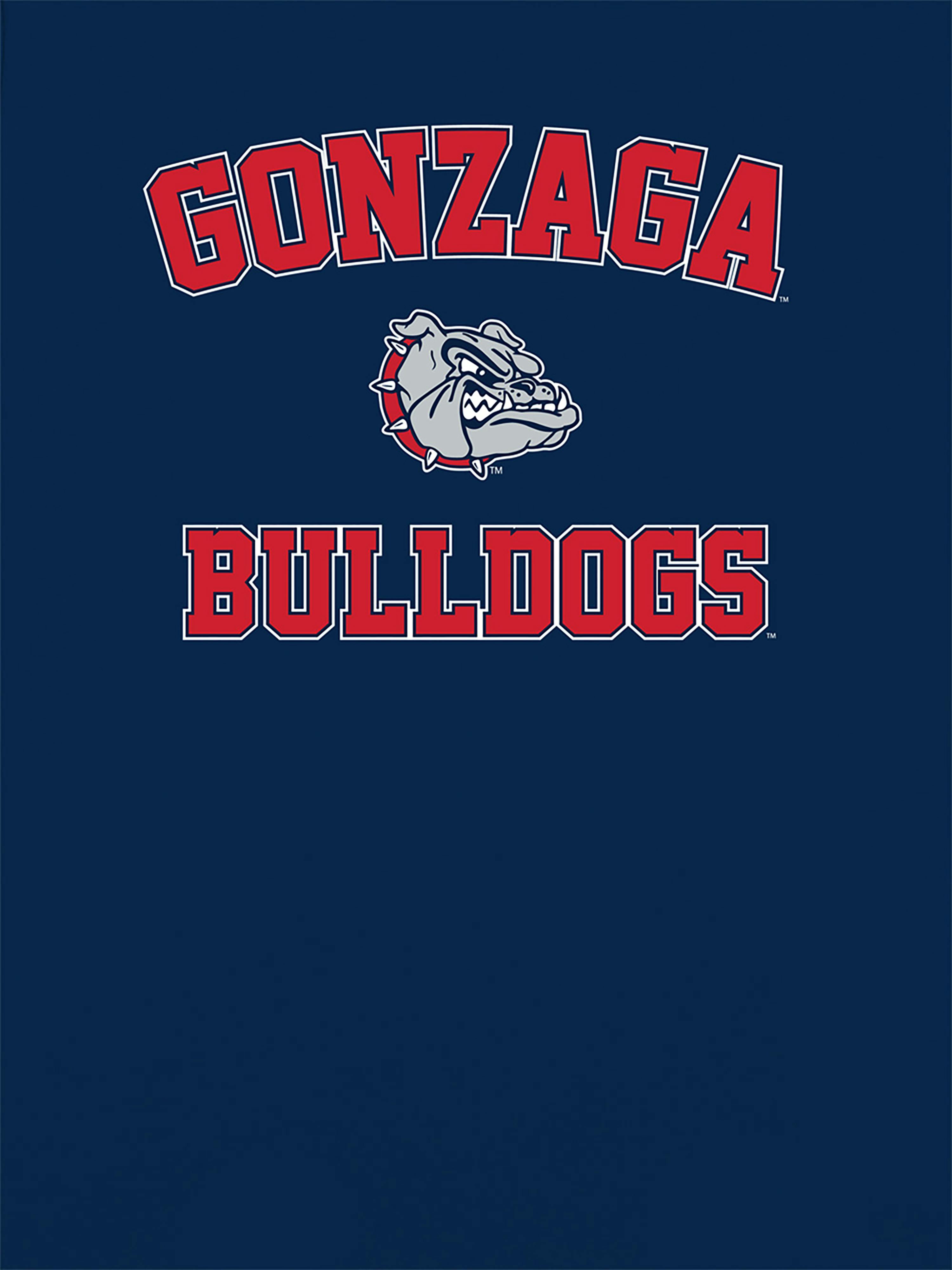 Gonzaga University Campus Classic Graphic T-Shirt for Women - Navy