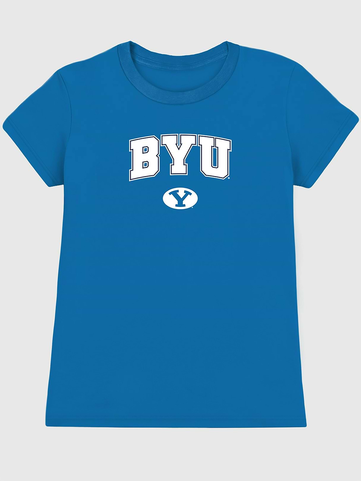 Brigham Young University Arch Logo Graphic T-Shirt for Women - Royal