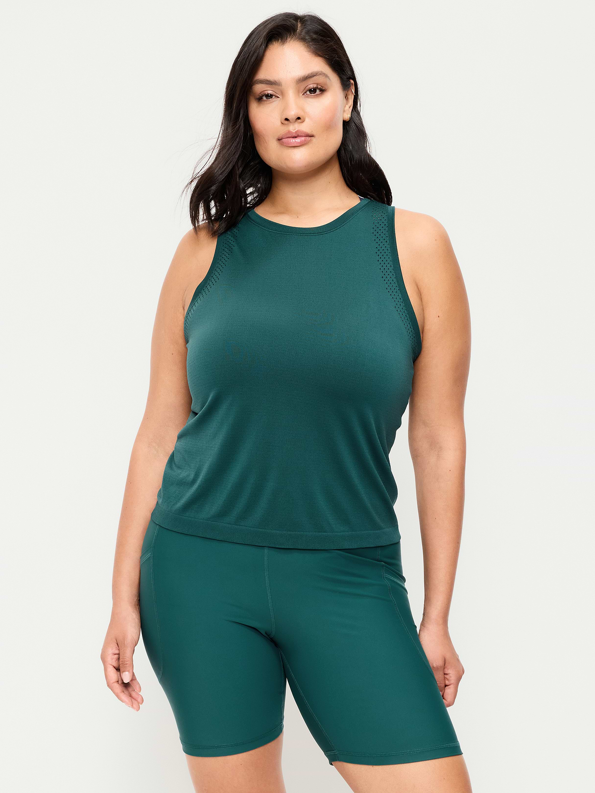 Fluid Seamless Loose Tank Top - Jet Stream