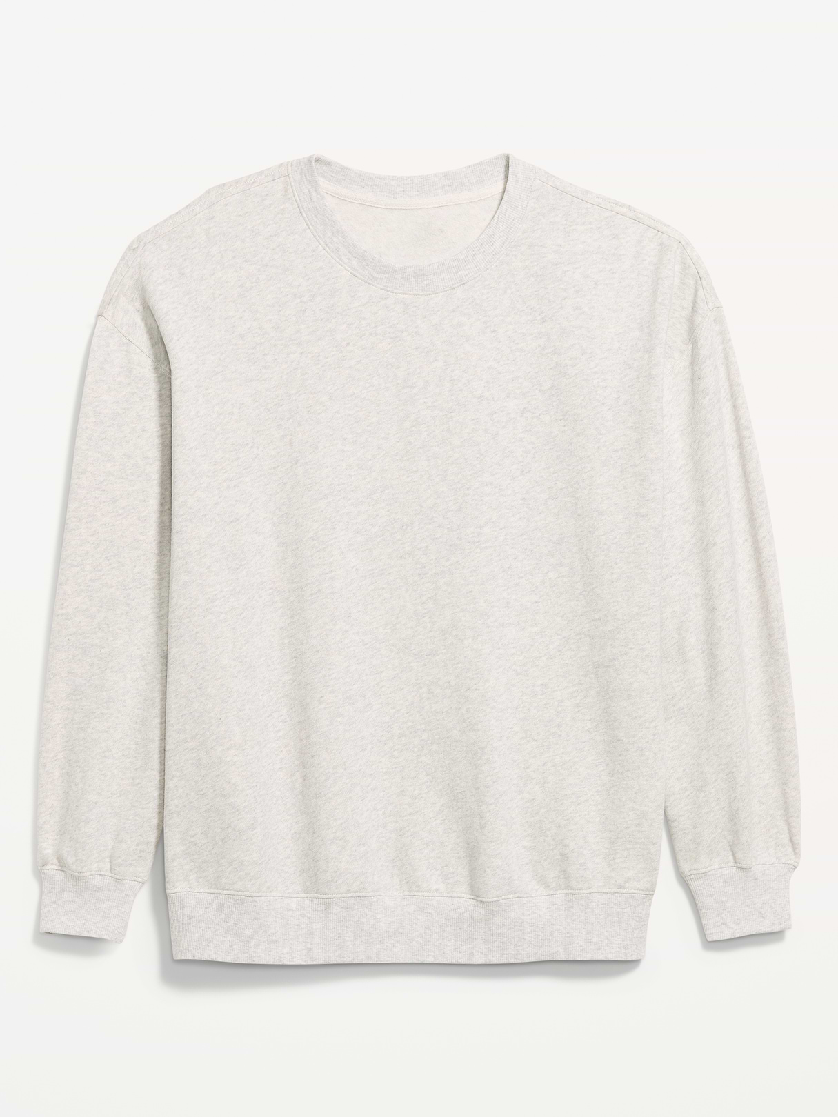 SoComfy Oversized Graphic Sweatshirt - Light Gray Heather