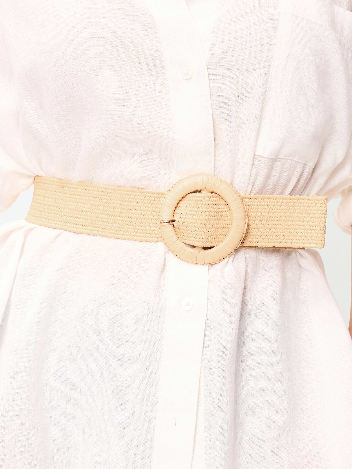 Raffia Belt - Totally Natural