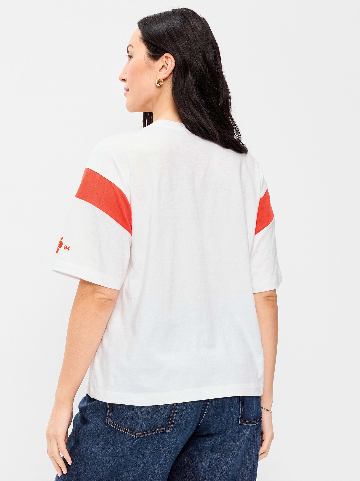 Short-Sleeve Loose Crew-Neck T-Shirt - Warm Sunset