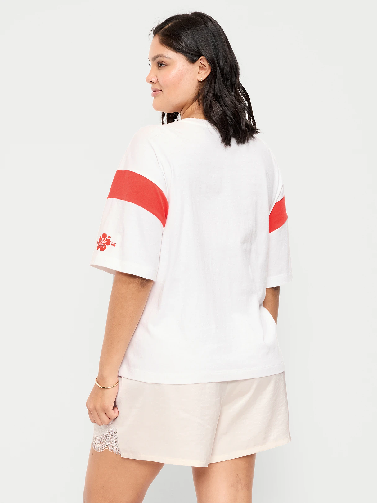 Short-Sleeve Loose Crew-Neck T-Shirt - Warm Sunset